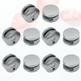 thumbnail image 1 of LOLIPPYY 10Pcs Round Metal Mirror Clip for Wall Mounting Homeowners Bathroom Users, 1 of 8