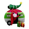 thumbnail image 1 of Papá Noel en Navidad,Decoración navideña inflable para exteriores: Papá Noel,Luces LED integradas para jardín,césped navideño,Porche trasero iluminado para decoración navideña, 1 of 8