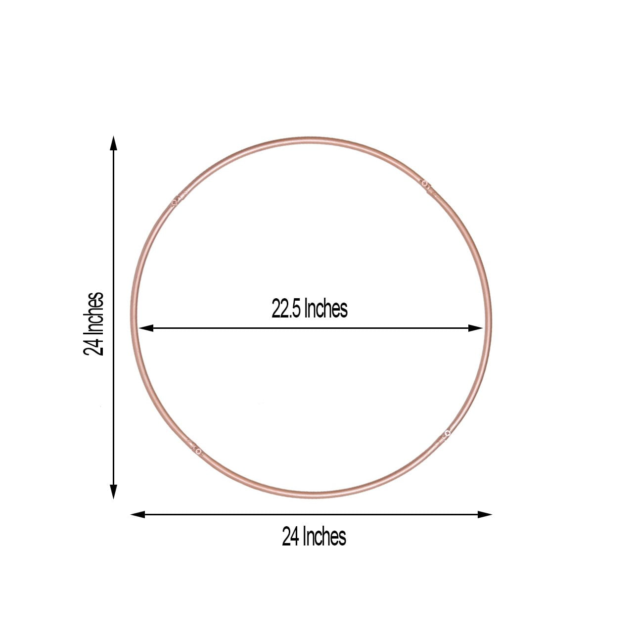 24 inch metal hoop deals