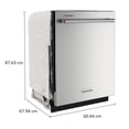 thumbnail image 2 of LAVAVAJILLAS EMPOTRE KITCHENAID KDTE204KPS 60 CM (24”) 13 SERVICIOS ACERO INOX KitchenAid Lavavajillas Empotrable KitchenAid KDTE204KPS de 60 cm (24") en Acero Inoxidable, 2 of 3