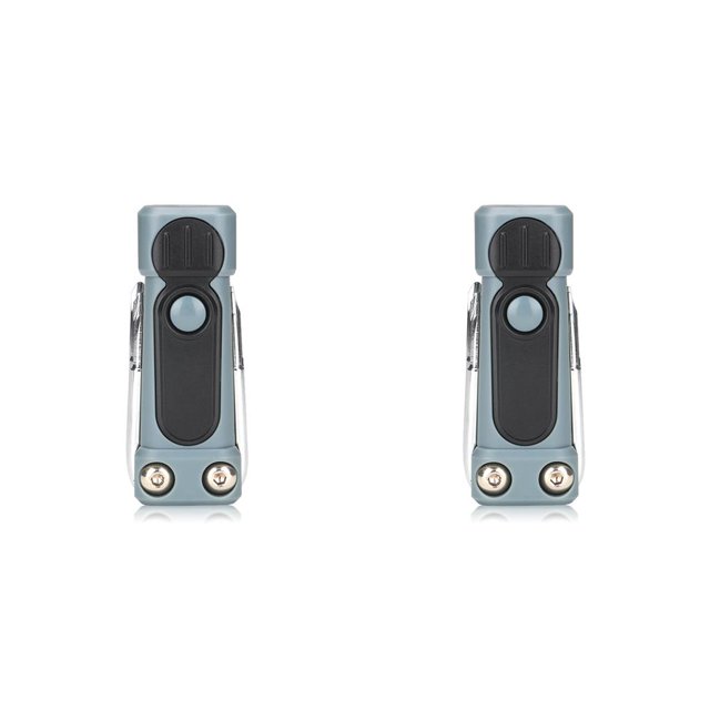 Speravity Destornillador Portátil 6 en 1 Linterna LED Interior Exterior Casa Vehículo Reparación nocturna Suministros de herramientas de iluminación Negro 2piezas Speravity CBP186956