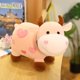 thumbnail image 3 of Figura de felpa 3d vaca juguete estado de ánimo calmar muñeca no deforma bebé cuarto de niños ornamento, 3 of 3