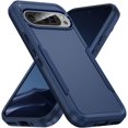 thumbnail image 1 of KOMI for Google Pixel 9 Pro Case, [Shockproof] Military Grade Proof Protection [Fall Prevention] [Anti Fingerprint ] Rugged Protective Phone Case Cover for Google Pixel, Blue+Blue, 1 of 5