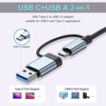 thumbnail image 5 of Divisor de Concentrador USB C, Extensor USB 7 en 1 con 4 Puertos USB, 2 Puertos USB C para PC, Portátil/Teléfonos y Más Dispositivos, 5 of 5