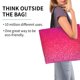 thumbnail image 2 of Balery Light Purple Glitter Bolsa Tote Estilo Estético con Cremalleras, Bolsa de Hombro, Bolsa de Compras Grande y Plegable, 2 of 8