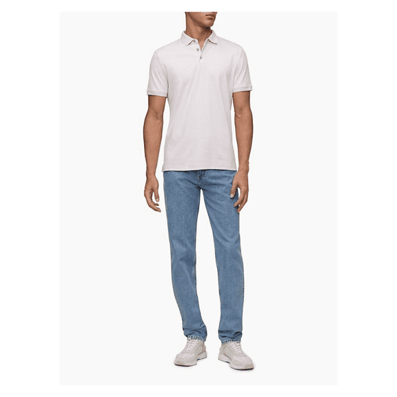 Calvin Klein Men's Slim Fit Liquid Touch Polo Shirt, Anise 2XL/TTG
