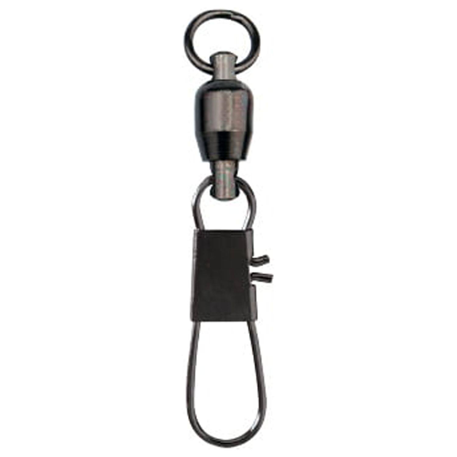 Eagle Claw Ball Bearing Swivel with Interlock, Nickel, Size 3, 3 Pack