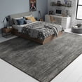thumbnail image 5 of Ottomanson Non-Slip Extra Large Area Rug 7'10" x 25' Low Pile Living Room Carpet, Solid Brown, 5 of 9