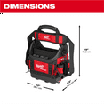 thumbnail image 3 of Milwaukee Padded Shoulder Tool Bags, Red, 10 in, 3 of 10