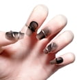 thumbnail image 6 of Press on nails fake Purely hand-made dark Gothic ink-stained smoke hand-painted art, 6 of 9