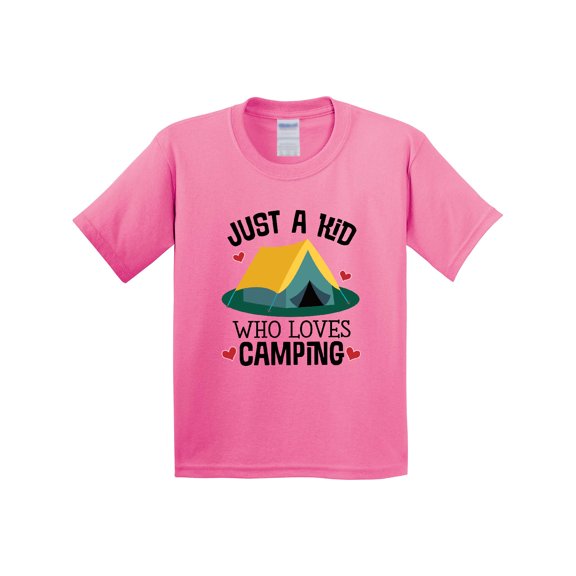 Inktastic Camping Cute Summer Camp Youth T-Shirt