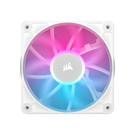 CORSAIR iCUE Link RX120 RGB 120mm PWM Fan - Magnetic Dome Bearing - Single Fan - White
