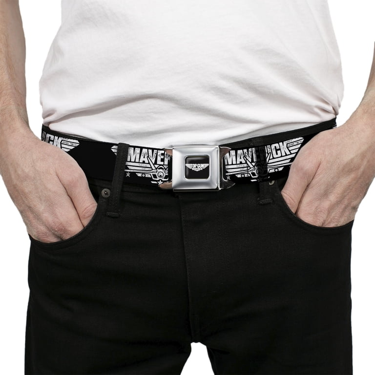 Top Gun Belt, Seatbelt Buckle Belt, Top Gun Maverick Fighter Jet