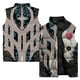 thumbnail image 3 of Nueva chaqueta sin mangas con estampado de arte abstracto en 3D para hombre, chaleco cálido para deportes al aire libre y acampada, chaqueta informal con cuello alto para hombre, cortavientos, 3 of 4