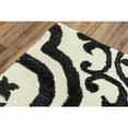 thumbnail image 3 of Alora Decor Neo 7'6"x9'6" Scroll Ivory/Black Hand-Tufted Area Rug, 3 of 3