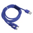 thumbnail image 2 of Cable de carga multi, 3 en 1 claridad notable del cable de carga rápido de nylon del cable USB del cargador, 2 of 9