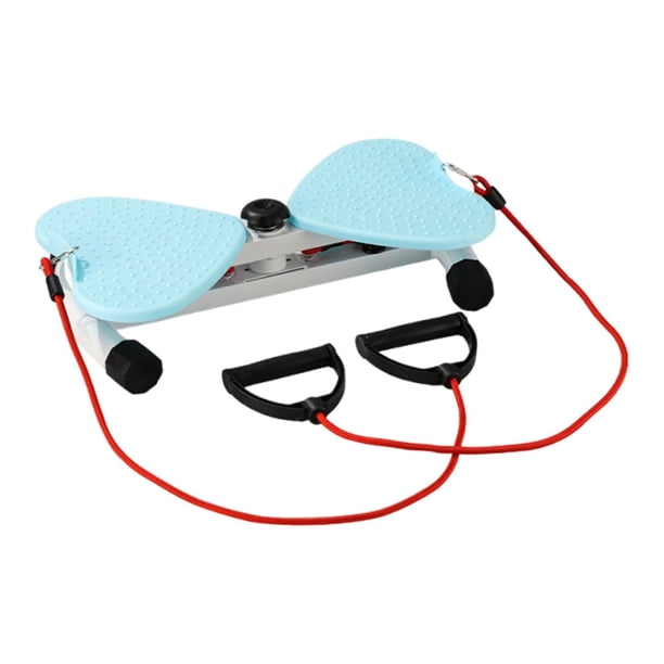 Máquina para torcer cintura, tabla para torcer abdominales, práctica, silenciosa, antideslizante, multiusos, equipo para ejercicios de torsión para Azul con cuerda