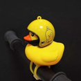 thumbnail image 1 of Bonito timbre de pato para bicicleta con luz LED y forma de pato de goma para manillar de bicicleta, divertido accesorio para bicicleta., 1 of 5