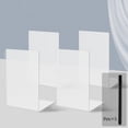 thumbnail image 1 of Sujetalibros Acrílico en apariencia de L, 4 Uds., Separador de Libros, Tapón para Libros con Bolígrafo , Soporte para Libros, Películas, , Papelerí Transparente Yotijar Tapón de sujetalibros, 1 of 9