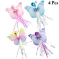 thumbnail image 2 of Cat Wand Refills Cute 4PCS Soft Kitten Teaser Replacement Bell Pet Toys for Cat, 2 of 10