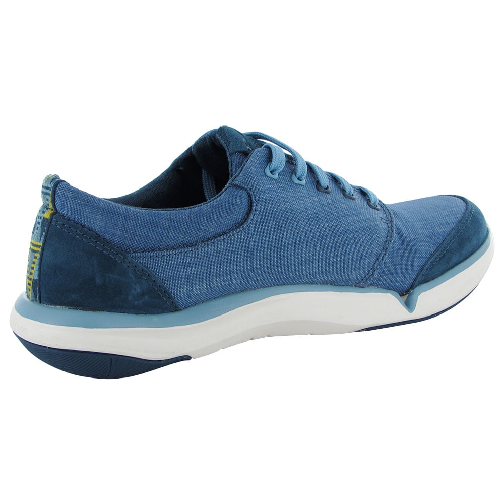 Teva Womens Wander Lace Suede and Canvas Sneaker Shoes Legion Blue US 6.5