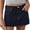 Navy Blue, variant on EMMIOL Women's Stretchy Mid-Waist Mini Denim Skort Skirt Y2K Vintage Casual Jean Skirt with Pockets Streetwear 90s Style