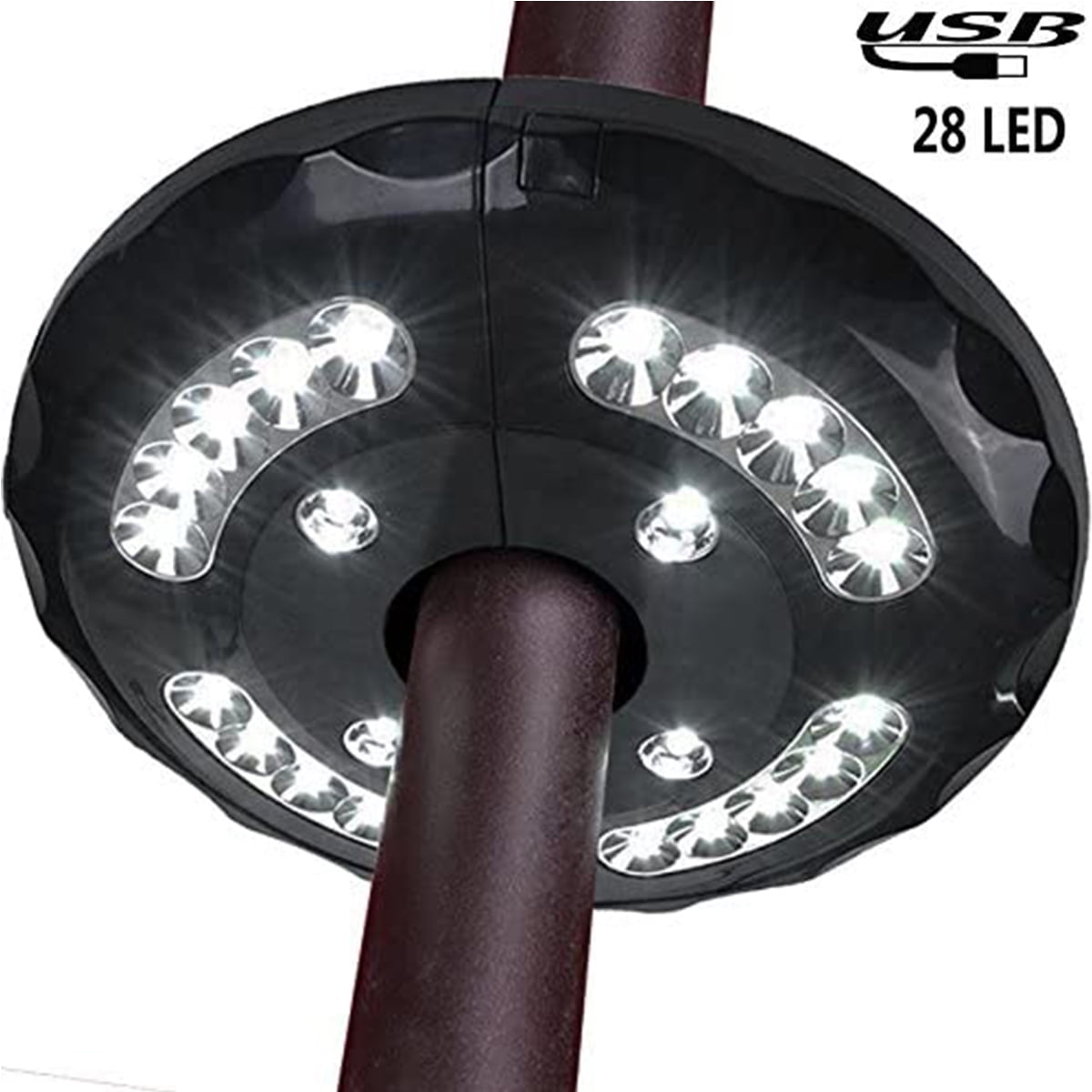 28 LED Umbrella Lights 200LM Patio Table Emergency Light For Outdoor Camp Tents 