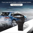 thumbnail image 5 of Front Cup Drink Holder Phone Holder Organizer 51160443082 for - 128I 135I 2008-2013 X1 E82 E84 E88, 5 of 5