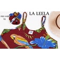thumbnail image 4 of HAPPY BAY Women's Spaghetti Strap Nightshirts Slip Nighty 10-12 Maroon-AC32, 4 of 4