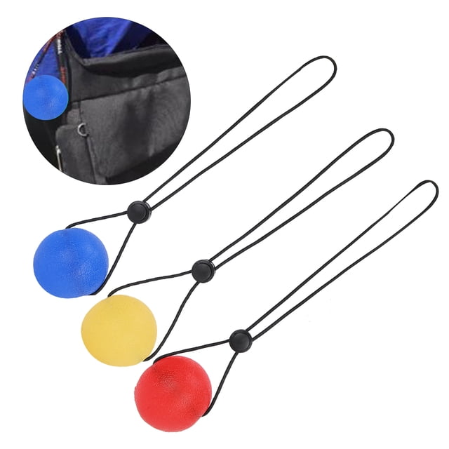 Pelotas Antiestrés Para Adultos, 3 Uds., Pelotas Para Ejercicio De Manos, Pelota De Agarre Para Aliviar El Estrés, Pelota De Masaje Para Entrenamiento