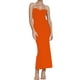 thumbnail image 1 of VISgogo Vestido Delgado para Mujer Color Sólido Cruzado Hombro Diseño Punto Versátil Elegante Vestido de Cóctel VISgogo moda, 1 of 9