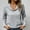 Gray, variant on Tawop Sweatshirt Womens Tops Sweatshirts for Women Long Sleeve Solid Casual Black L