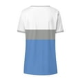 thumbnail image 5 of Timegard Haut d'Été pour Femmes Col en V Manches Courtes Tunique Décontractée Blouse Confortable à Épaules Tombantes, 5 of 5