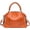 A / Brown, variant on Women's Fashion Handbag and Purse Genuine Leather Retro Shoulder Crossbody Bag Stitching Satchel for Work Travel