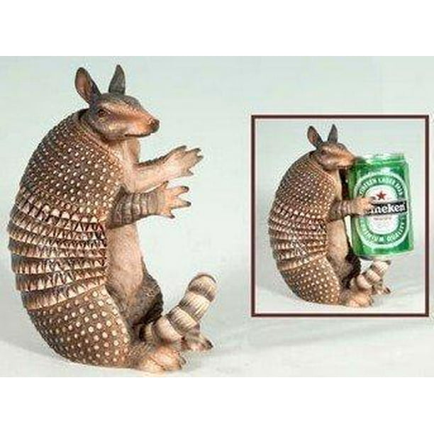 decorative armadillo beer can holder