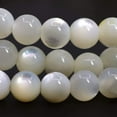 thumbnail image 3 of Bracelet Extensible en Perles Rondes de 6mm en Coquille de Nacre Naturelle 6.5 Pouces Unisexe, 3 of 3