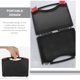 thumbnail image 3 of unbranded Maletín Negro De Plástico Para Almacenamiento De Herramientas Con Asa Para Uso Y Eléctrico, 3 of 8