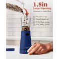 thumbnail image 6 of Salt and Pepper Grinder Set Usb Rechargeable Salt and Pepper Grinder with LED Light Adjustable Coarseness, 6 of 9