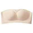 thumbnail image 2 of YHAJDS Women Large Size Bras,Bras For Women No Underwire Seamless Everyday Bras Bandeau With Removable Straps Breathable Ladies Underwear, 2 of 5