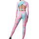 thumbnail image 2 of Mujeres Acanalado Crop Tank Pantalones cortos de cintura alta Conjuntos de yoga Conjuntos Sartenes Top Traje de dos piezas Hollow Out Fridja  fhjkhfk457116, 2 of 4