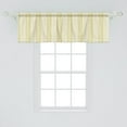 thumbnail image 2 of Ambesonne Pinstripe Window Valance, Torn Paper Effect Lines, 54" X 18", Pale Yellow Champagne, 2 of 3