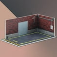 thumbnail image 4 of HILABEE 2Pieces 1:32 Parking Lot Model Car Diecast Garage for Diorama F, 4 of 9