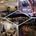 thumbnail image 4 of Efavormart 26FT String LED Lights With 25 Clear Bulbs 8 Mode Dimmable Warm White Waterproof Outdoor/Indoor Patio - Remote Included, 4 of 11