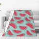 thumbnail image 1 of Balery Watermelon Manta de Felpa Suave y Acogedora – Cobija de Franela Aterciopelada para Cama, Lavable y Cálida para Sofá, Mascotas, Transpirable-40"x30", 1 of 7