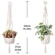 thumbnail image 3 of Wmhnj Juego de 4 macetas colgantes de cuerda de algodn para plantas de interior y exterior con ganchos en forma de S, 3 of 9
