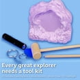 thumbnail image 4 of BBC Earth Glowing Cave Mineral Dig Kit, Kids STEM Geology Excavation Set for Boys and Girls, Ages 6+, 4 of 7