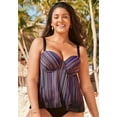thumbnail image 4 of Swimsuits for All Women's Flyaway Underwire Tankini Top, 4 of 4