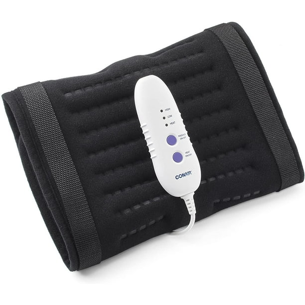 Conair Comfort Massaging Heating Pad for Back Pain and Sore Muscle