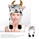 thumbnail image 2 of 1 gorro de vaca esponjoso de dibujos animados, gorro de peluche de animales de dibujos animados, gorro de simulación., 2 of 7