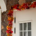 thumbnail image 6 of Sunxin Wreath 6Pcs Fall Maple Leaves Garland 5.6Ft Artificial Maple Autumn Garland Hanging Fall Vines Table Decorations Front Door Fall Decor Thanksgiving Decorations Decor Outs, 6* Garland, 6 of 8